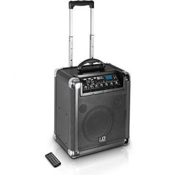 LD Systems Roadjack 8 Portable Bluetooth PA Speaker with Battery and Built-in Mixer