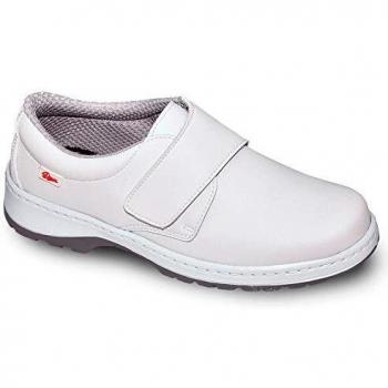 Milan-SCL Liso Color Blanco Talla 38, Zapato de Trabajo Unisex Certificado CE EN ISO 20347 Marca DIAN