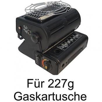 Gas Camping hervidor 2en 1Radiador Calefactor para MFS mdr-1a 227gramos Gas Butano Cartucho