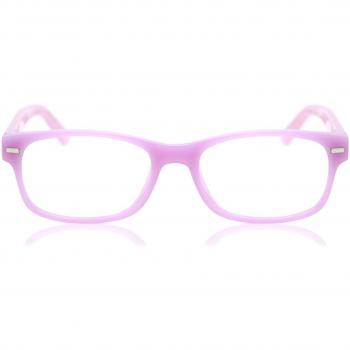 Square Full Rim Acetate Kids' Prescription Glasses - Pink - Size 45 - Blue Light Block Available - SmartBuy Kids