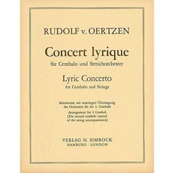 Lyric concerto op. 32 -partition+parties separees