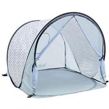 Tienda de playa Babymoov Blue Waves con protección UV 50+, mosquitera y sistema pop-up