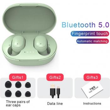 Auriculares Inalámbricos TWS A6S con Bluetooth 5.0, Micrófono y Cancelación de Ruido para Xiaomi, iPhone, Huawei y Samsung