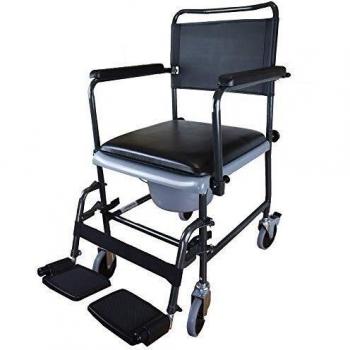 Silla de ruedas con inodoro Cascata, 2 ruedas con freno de Invacare
