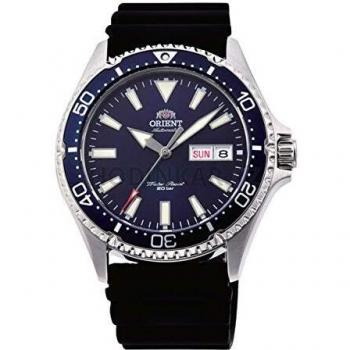 Orient Mens Analogue Automatic Watch with Rubber Strap RA-AA0006L19B