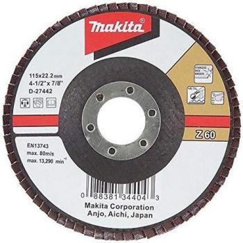 Makita d-27589 100 mmZ40 grano soporte de solapa disco), color multicolor