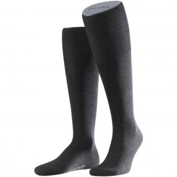 Falke Airport Men's Knee High Socks with Comfort Band - Anthracite - Size 49/50