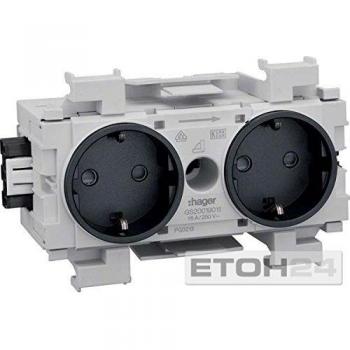 Dual Front Socket Outlet GS2001 GSW