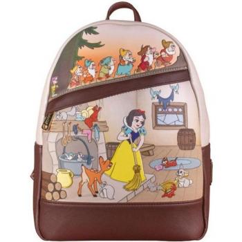 Mochila Loungefly Disney Blancanieves 25cm con diseño de personaje, material de alta calidad, compartimentos múltiples y correas ajustables