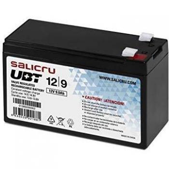 Batería Recargable Salicru UBT 12/9 AGM de 9Ah / 12V Compatible con SAI