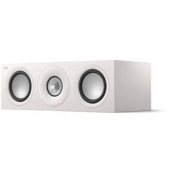 Altavoz Central KEF Q6 Meta HiFi Pasivo Blanco Satinado | Música, Televisión y Home Cinema, Gaming | Caja Cerrada Tridireccional, Transductor Uni-Q de 10 cm, Dos LF de 16,