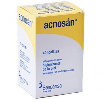 Acnosan, Paño y toallita facial - 80 gr.