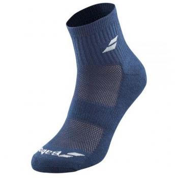 Calcetines Babolat Cuarter Azul/Gris Pack 3 Pares