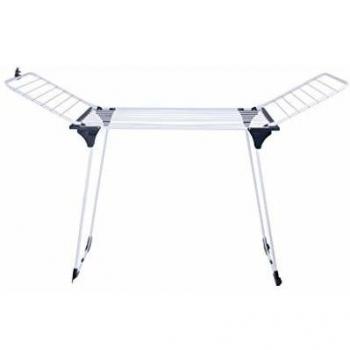 Gimi - Tendedero Genio Mesa, acero y aluminio, color blanco