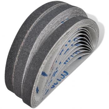vidaXL 30x Bandas de Lija 10x60/80/120 Granos 10x330 mm Cintas para Lijado