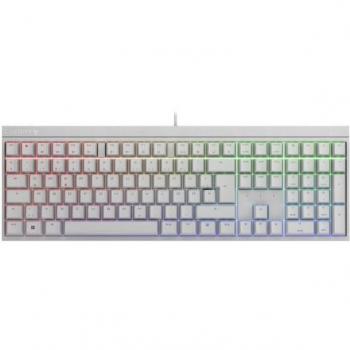 Teclado Gaming CHERRY MX 2.0S USB RGB QWERTZ Alemán Blanco con Interruptores MX Black