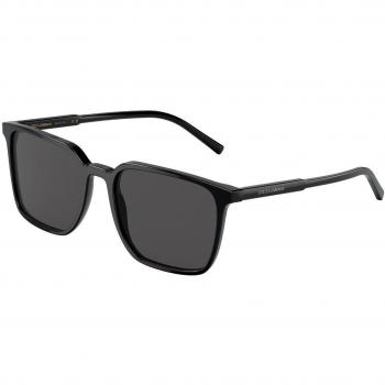 Dolce & Gabbana DG4424F Asian Fit 501/87 Men's Sunglasses Black Size 56
