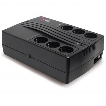L-Link LL-1200-G6 - SAI, 1200 VA, Color Negro