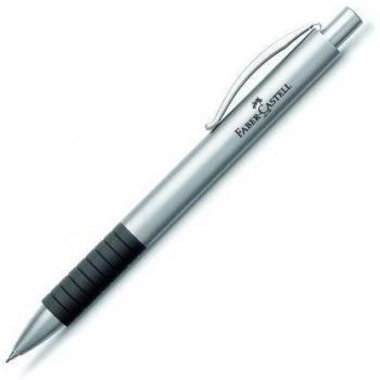 Faber-Castell 138472 - Portaminas, negro y plateado