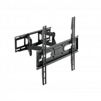 TooQ LP7846TN-B Soporte de Pared Giratorio e Inclinable para TV 32-70, VESA Máximo 400x400, Carga Máxima 40kg, Color Negro
