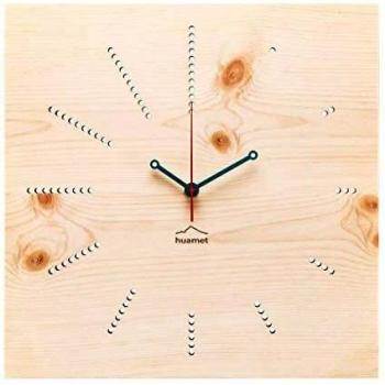 Reloj de Pared Huamet CH41-E-12 con Diseño Moderno y Función Silenciosa