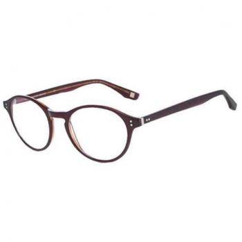 Hackett HEB139 002 Gafas Recetadas para Hombre Borgoña