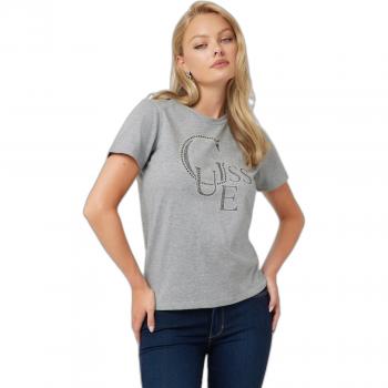 Guess Women's Studded Front Logo T-Shirt