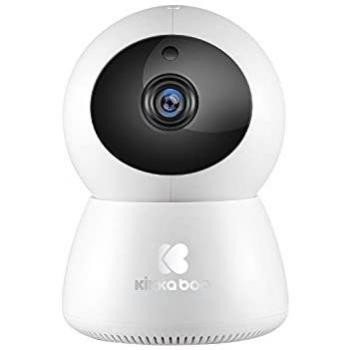 Cámara Vigilabebés Wi-Fi KikkaBoo Thet, Resolución 1080p, Compatible con Android/iOS, Detección de Movimiento, Visión Nocturna, Conversación Bidireccional