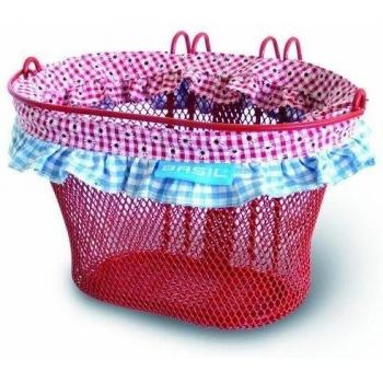 Basil Girls BAS301 - Cesta Frontal para Bicicleta Rojo Rosso