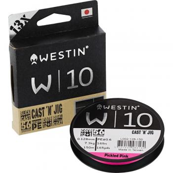 Trenza Westin W10 Cast 'N' Jig 110m Rosa Encurtido 0.08mm 6.0kg