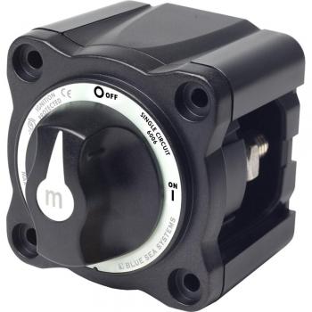 Blue Sea Systems Mini Battery Switch On/Off, Black, 6006200