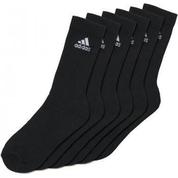 adidas 3S Per Cr Hc 6P Calcetines, Unisex adulto, Negro / Blanco, 47-50