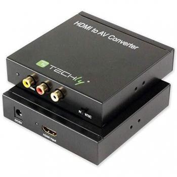 Techly 301672 - Conversor HDMI Av a 3 conectores RCA