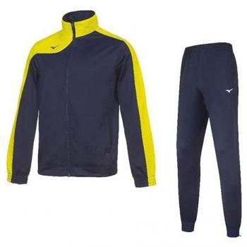 Chándal Mizuno Equipo Kobe con Chaqueta Asimétrica, color azul marino y amarillo, talla S, para hombre