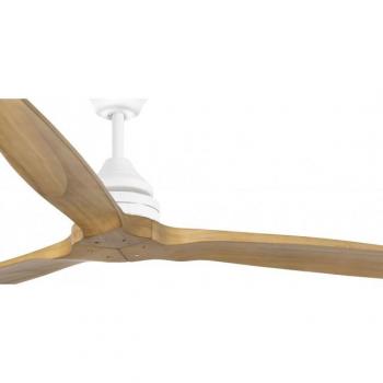 Ventilador de techo sin luz ALO L blanco/madera DC Ø152cm
