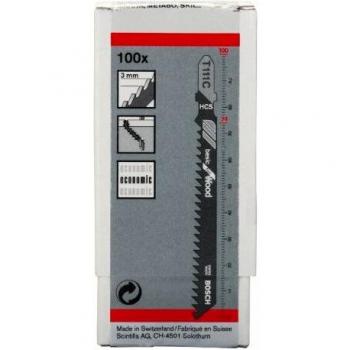 Bosch Professional 2608637878 Jigsaw Blade T 111 C, Silver