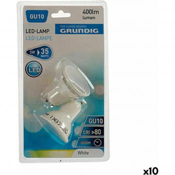 Bombilla LED Grundig 6400 K Blanco 5 W GU10 400 lm (5 x 6 x 5 cm) (10 Unidades)