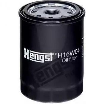Filtro de aceite HENGST FILTER H16W04, compatible con una amplia gama de vehículos, diseñado para proporcionar una filtración eficiente del aceite del motor, fabricado con materiales de alta calidad para garantizar durabilidad y rendimiento óptimo, f?