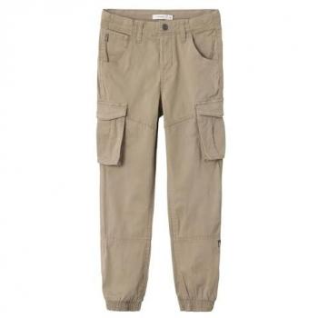 Name It Ryan Beige Cargo Pants for Kids - Regular Fit