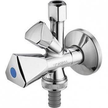 Grifo Schell con embellecedor de doble salida