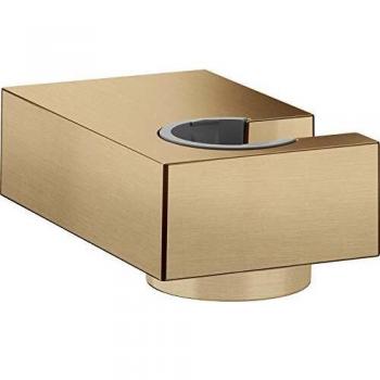 Soporte de pared para ducha Hansgrohe Porter E, bronce cepillado 28387140