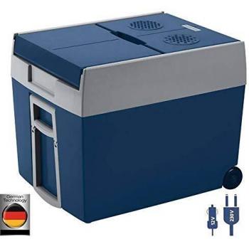 Mobicool W48 - Nevera termoeléctrica portátil, conexiones 12 / 230 V, Azul metálico, 48 Litros