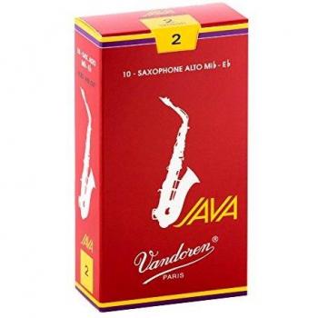 Vandoren Java Filed Red Alto Saxophone Reeds - Strength 2