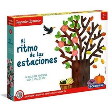 Clementoni - Al Ritmo de las Estaciones Juego Educativo, Multicolor