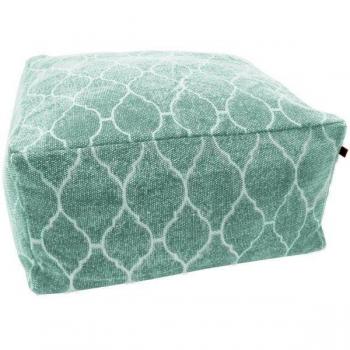 Overseas Almohada East 60x40x30 cm Material Tela Vaquera y Lona Azul Hielo