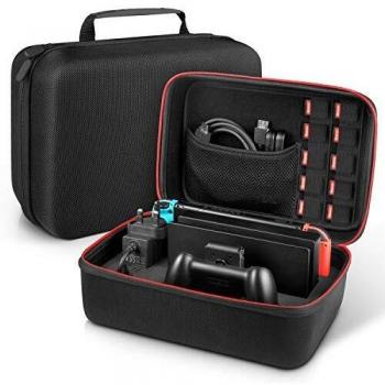 Carrying Storage Case for NS Switch/Switch OLED, Younik Large Storage Case for Switch Console & Accessories