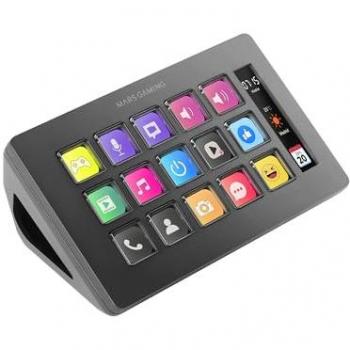 Mars Gaming MSD-ONE Control Deck Slim 15 Teclas Personalizables Pantalla LCD Windows y MacOS Negro