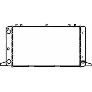 Radiador MAHLE ORIGINAL CR 1415 000S para refrigeración del motor AUDI Coupe B3