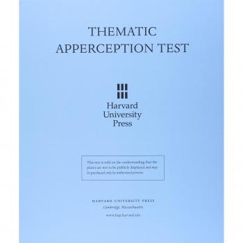 Thematic Apperception Test: Student Manual with cards