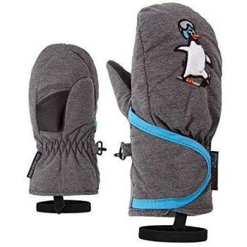 Ziener Lollo Guantes De Esquí, Unisex niños, Dark Melange, 98cm